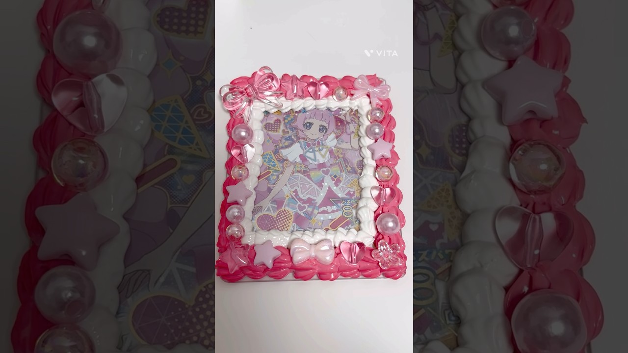 《ホイップデコ制作》ひみつのアイプリ🩷青空ひまりちゃんのホイップデコ作ってみました♪#アイプリ #ひみつのアイプリ #ホイップデコ #ダイソー #セリア