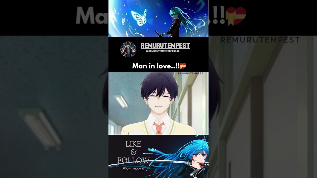 man in love..!! 💝 ll (A condition called love) #anime #animeshorts #animemoment
