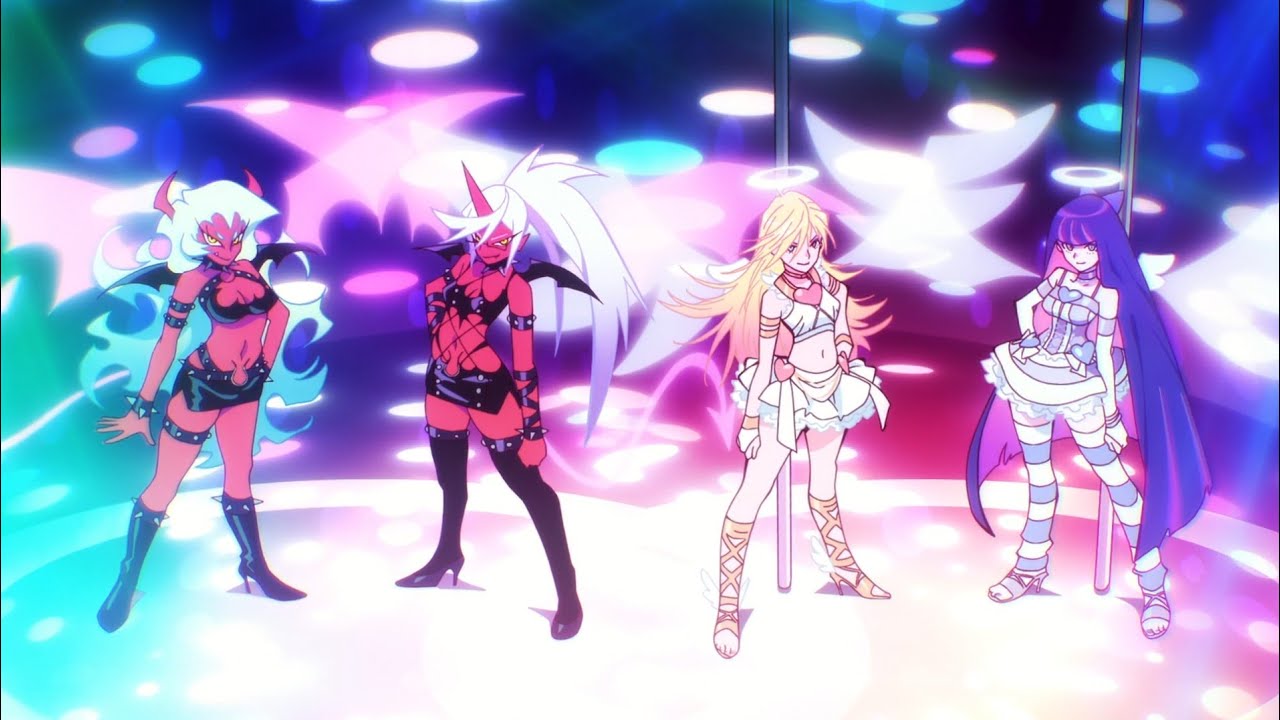 DOUBLE TRANSFORMATION! - New Panty and Stocking with Garterbelt scene with Scanty and Kneesocks