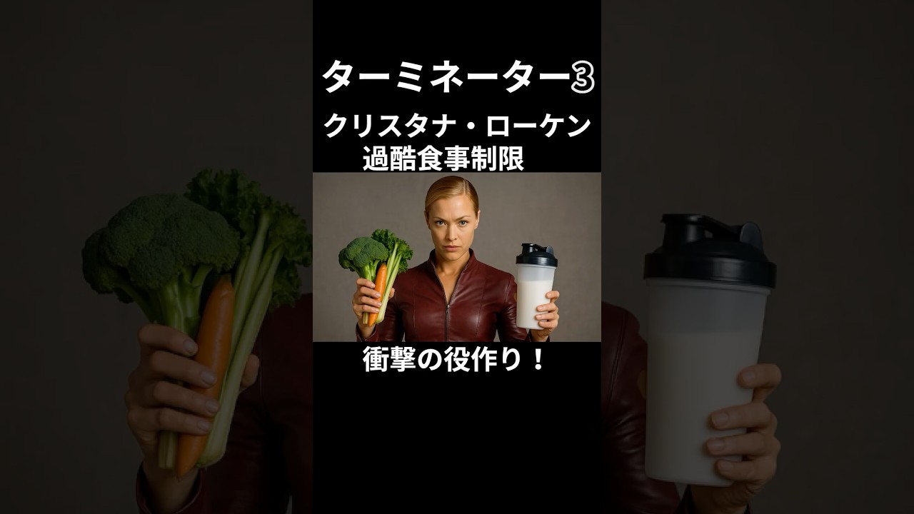 『ターミネーター3』T-X役クリスタナ・ローケンの過酷すぎる食事制限と衝撃の役作り#film #movie #映画 #トリビア #shorts #雑学