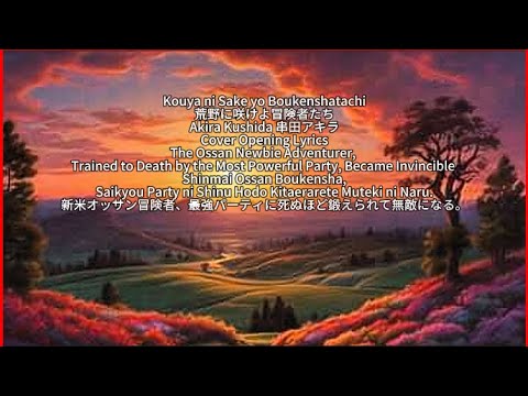 The Ossan Newbie Adventurer 【Kouya ni Sake yo Boukenshatachi】 Akira Kushida Cover OP Full Lyrics