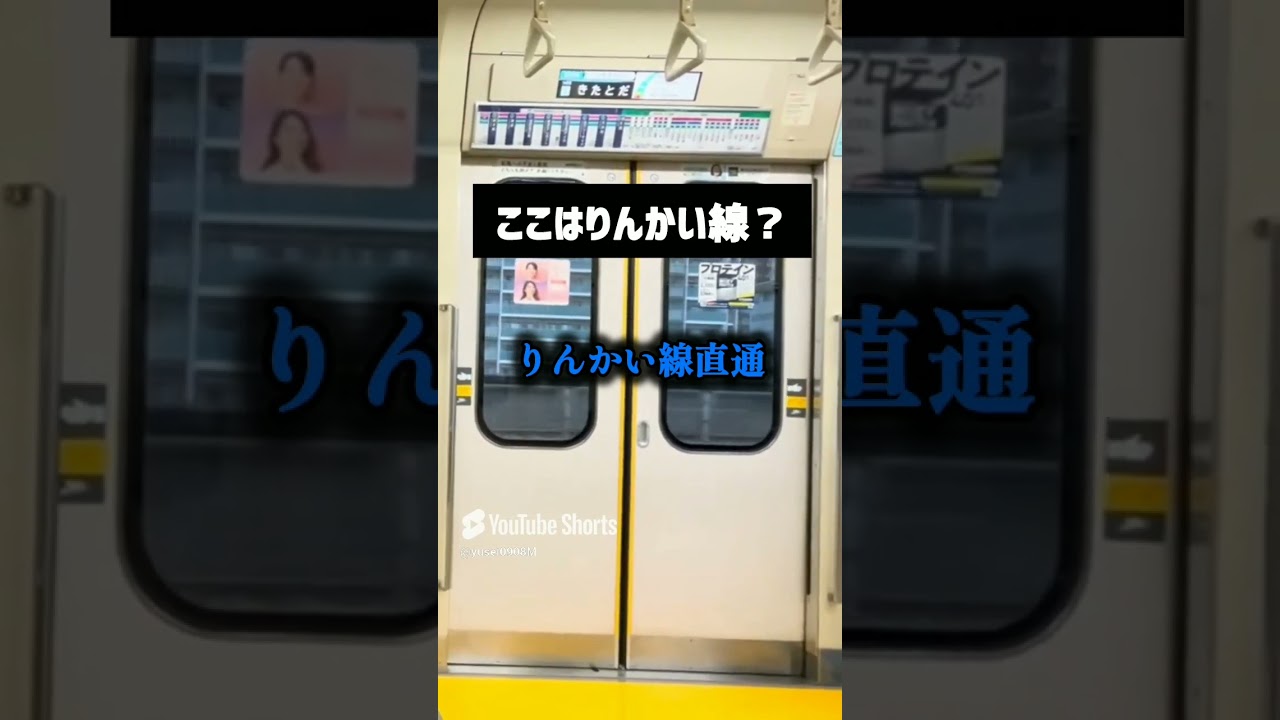 ここはりんかい線？#りんかい線　#東京臨海高速鉄道 #埼京線 #jr #jr東日本 #車内放送