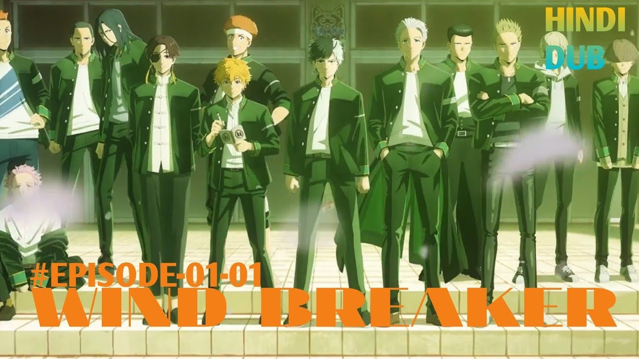 WIND BREAKER NEW ANIME VIDEO : episode 01-01: new hindi dub anime top anime : trending anime