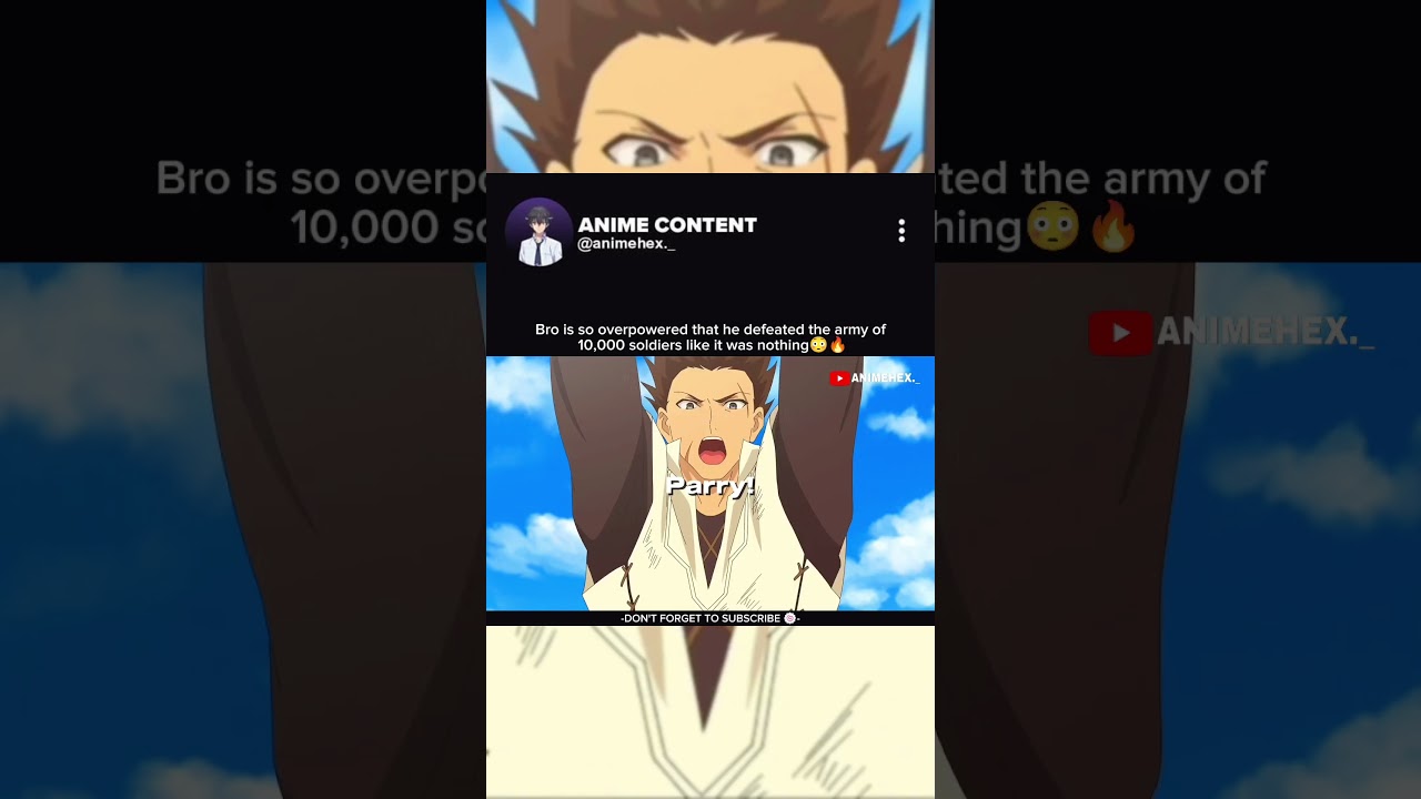 Anime overpowered moment 😳🔥 | Anime details in description ⬇️