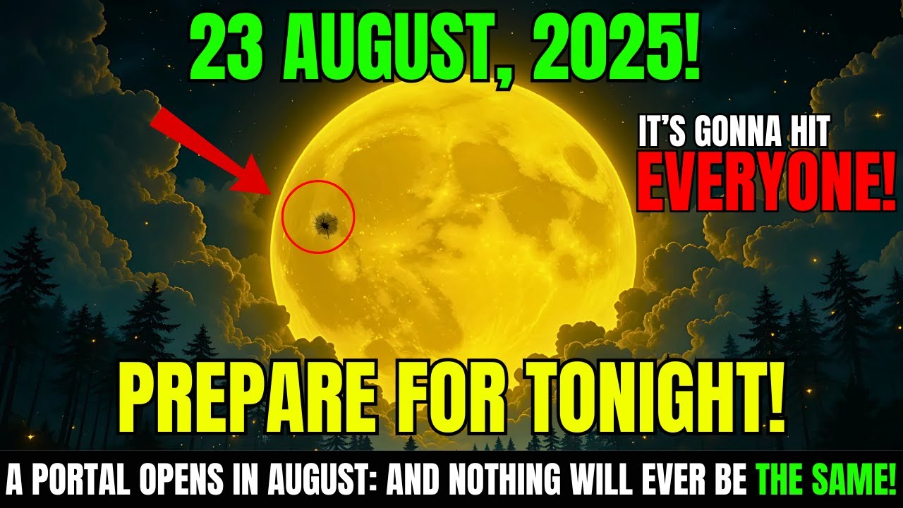 🚨MUST See This WARNING Before NEW MOON!🌕August 22–28: The 7 Days That Will Change Reality Forever
