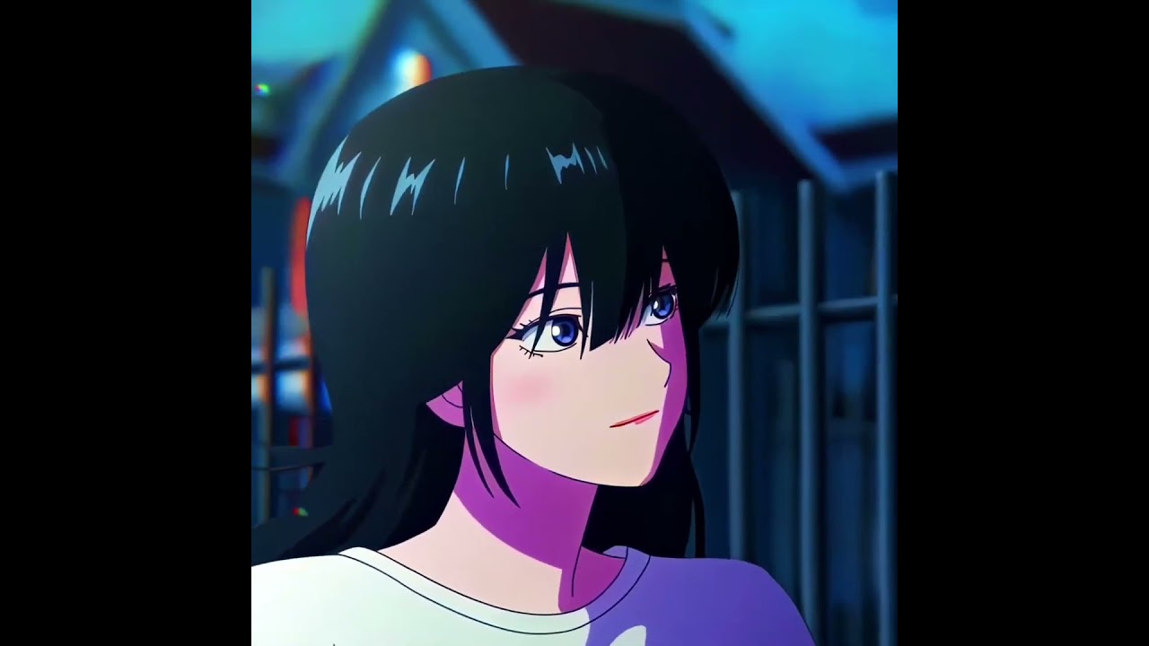 😍💗 A girl downstairs || #shorts #viral #anime #edit #trending