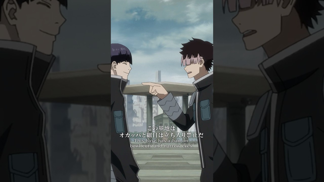 「この基地はオカッパと細目は立ち入り禁止だ」／『怪獣８号』第18話（第2期6話）「適合者」より #shorts