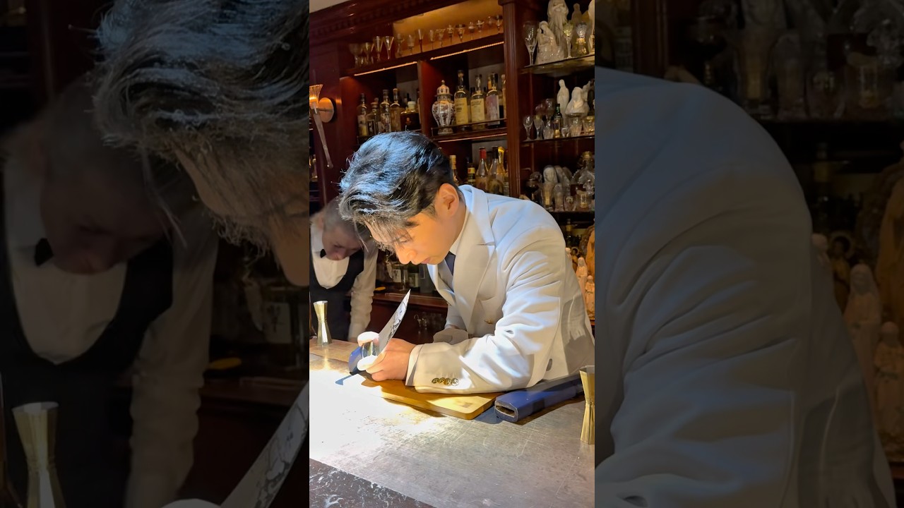 【衝撃映像】ハリウッドスター大絶賛のバーテンダー #japanesefood