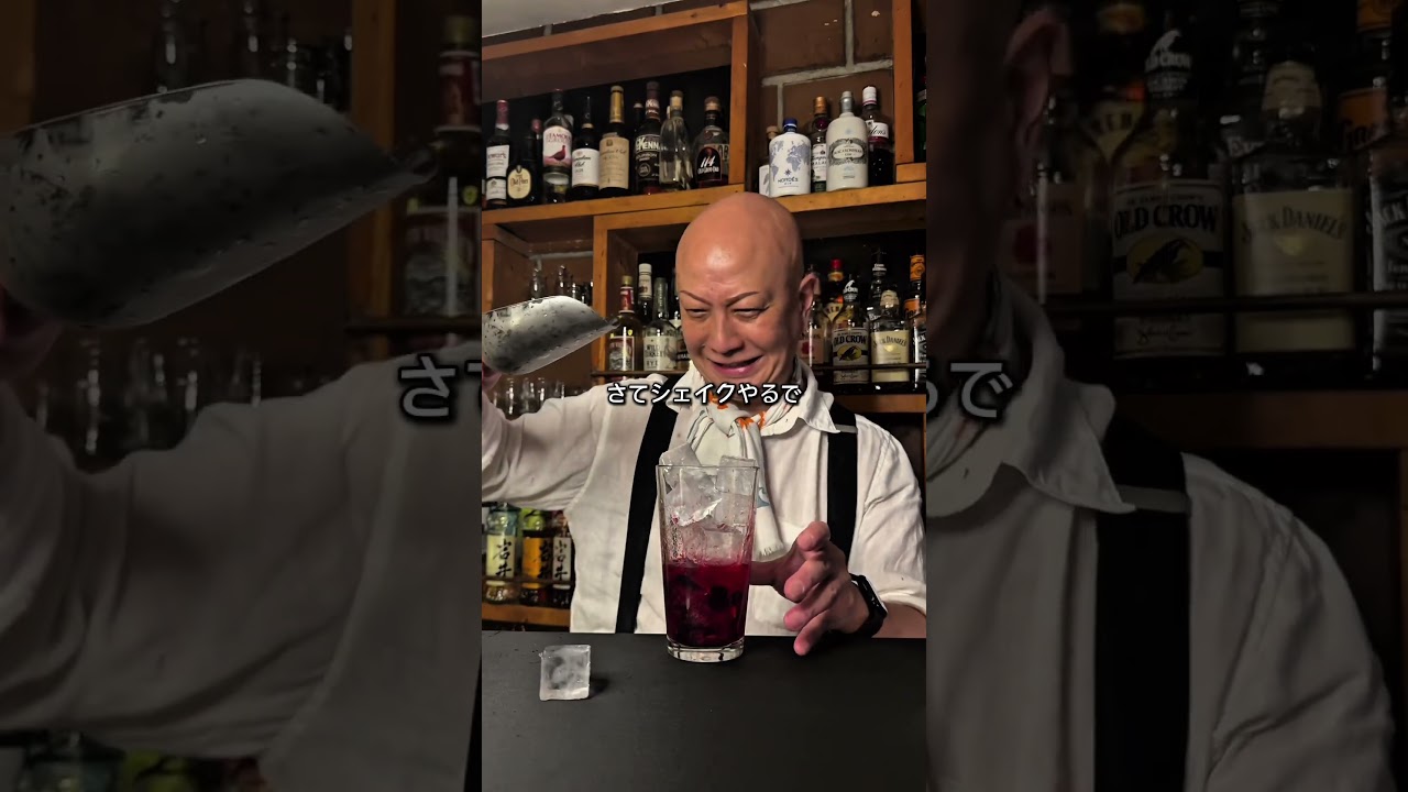 🍒ブラックチェリーでカクテル作ってみた🍒#ブラックチェリー #カクテル #バーテンダー