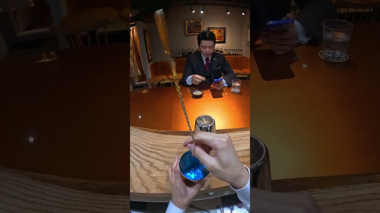 バーテンダーが見てる世界。ダブルシェイク。 #asmr #bacardi