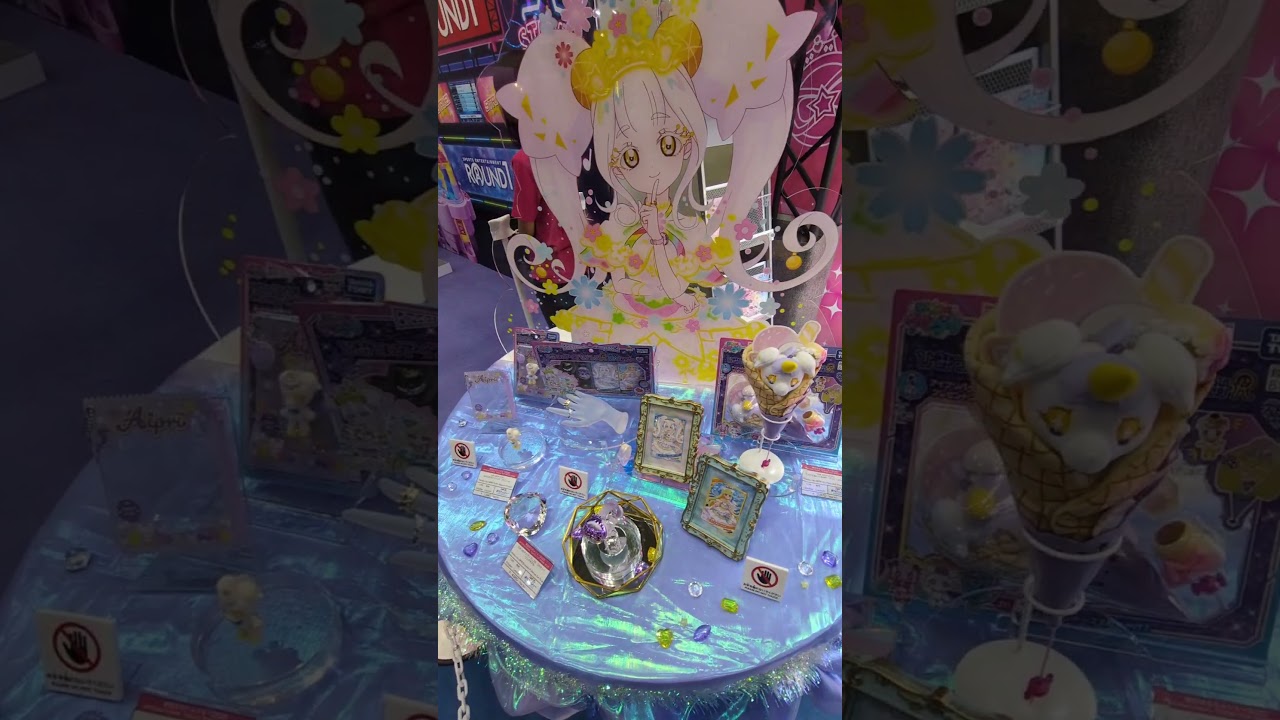 おもちゃショーでの、アイプリブース「リング姫のブレス」も展示されてた！　#アイプリ　#おもちゃショー