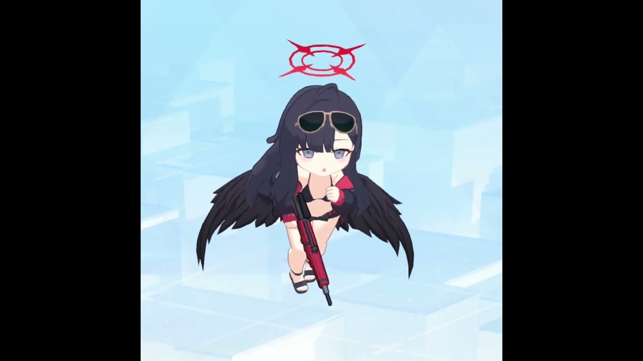 Ichika (Swimsuit) Formation Select Animation #BlueArchive #bluearchiveglobal #ブルアカ #ブルーアーカイブ