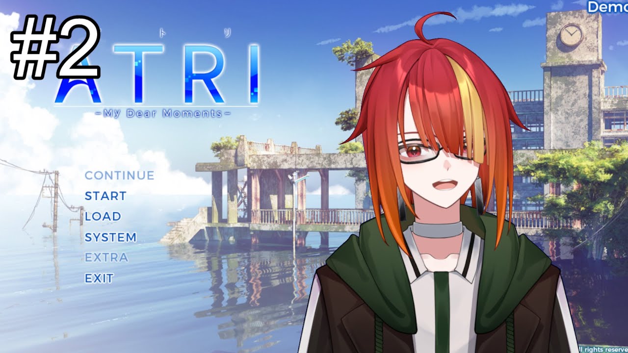 【ATRI -My Dear Moments-】「沈みゆく世界で、君をみつけた。」【体験版プレイ2】＊ネタバレあり＊