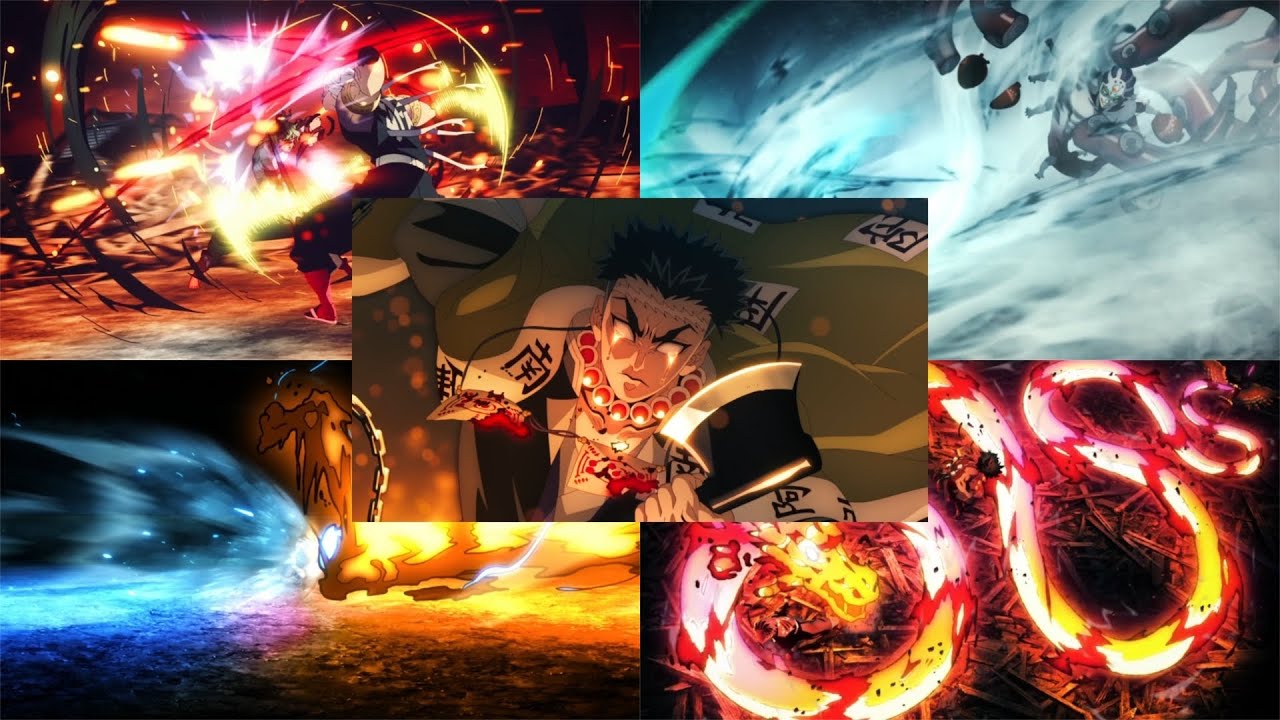 【鬼滅の刃】神作画シーン集 | 高画質/4K60FPS 【Demon Slayer】