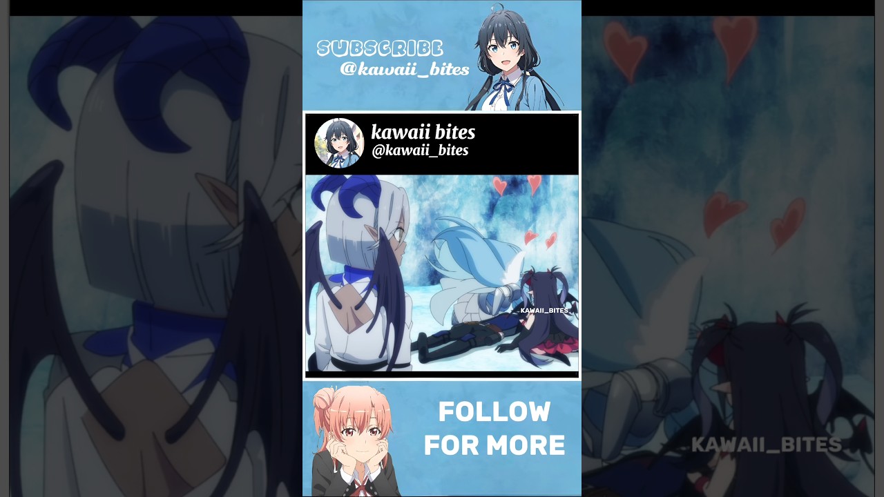 It became a kissing contest😘 | Nobody's Way Up to Exploration Hero | #anime #animeamv #animeshorts