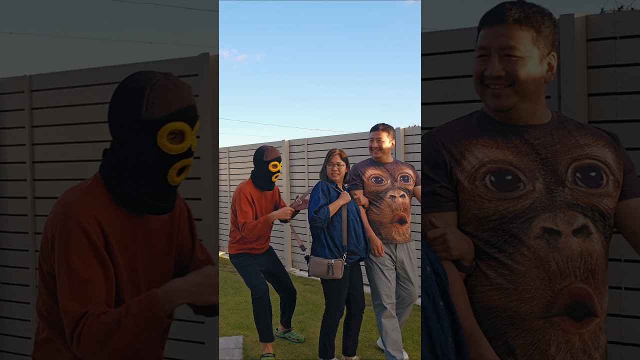 妻がキケン❗夫がとった行動が…👀#ひまわり笑劇場 #笑劇夫婦 #himawariちゃんねる #ひまわりチャンネル #まーちゃんおーちゃん #shorts