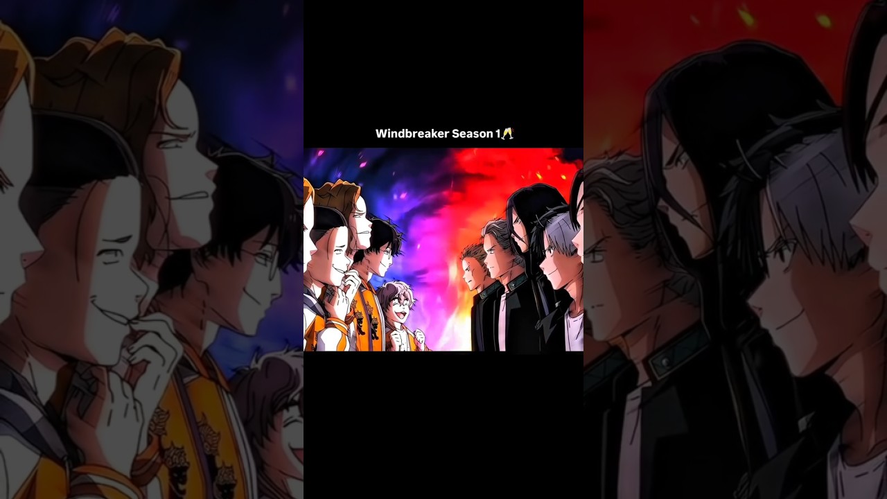 Wind breaker season 1 🥂 #windbreaker #season #anime