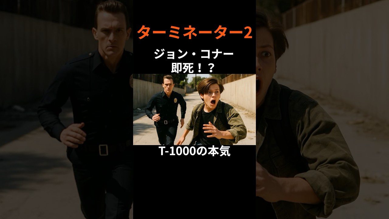 『ターミネーター2』ジョン・コナーが“即死！？”T-1000が本気すぎてキャメロン監督が止めに入った舞台裏！ #film #movie #映画 #トリビア #雑学 #shorts