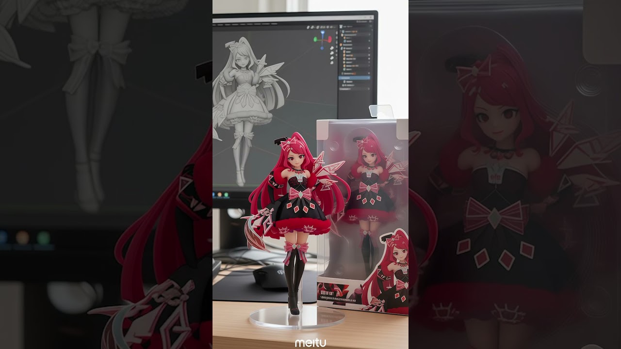 アイプリのフィギュアをAIで作ってみた2#ひみつのアイプリ