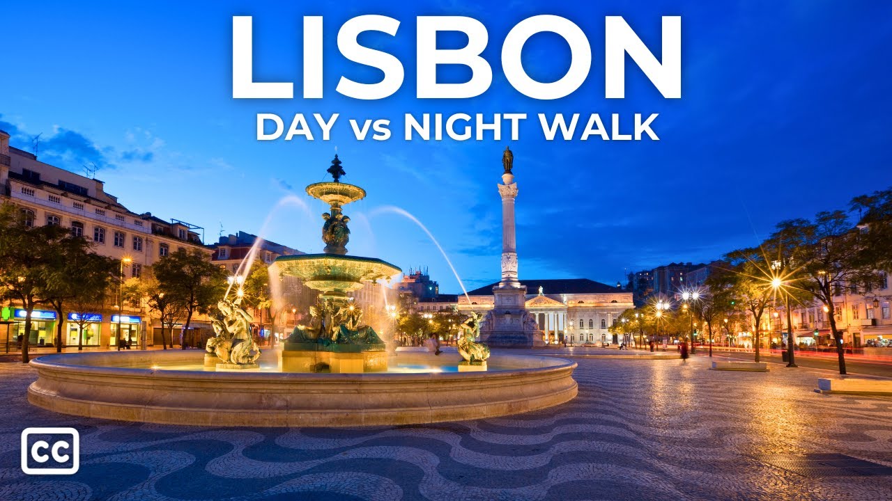 Lisbon at Night: Ultimate 4K HDR Walking Tour (3+ Hours)