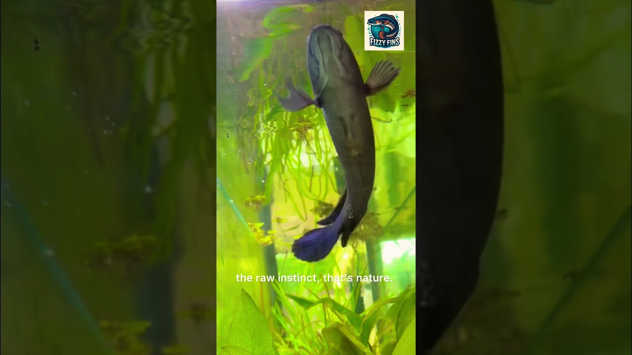 Feeding time for monster fish #monsterfish #fish #fishtank #aquarium #channa