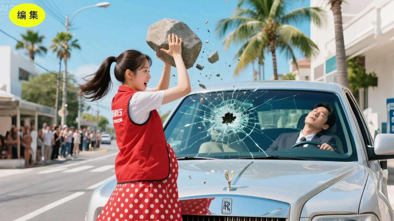 CEOが低血糖で意識を失い、車内に閉じ込められ誰も助けない中、通りかかった出前を配達しているシングルマザーが石で車の窓を割り、彼を一命救った！愛が始まった！