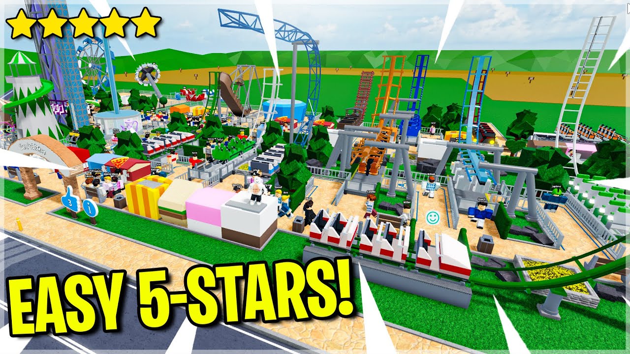 Speedrunning 5-STARS in Theme Park Tycoon 2