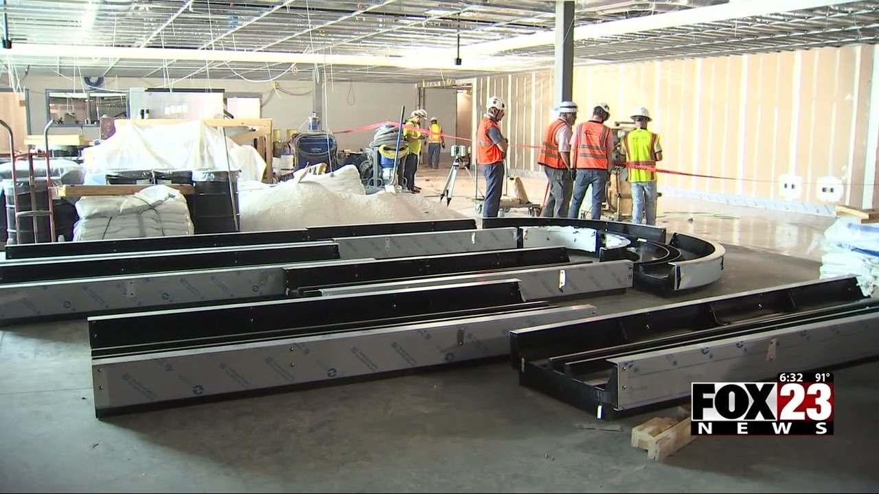 Video: New international gate and customs facility under construction at Tulsa International Airport