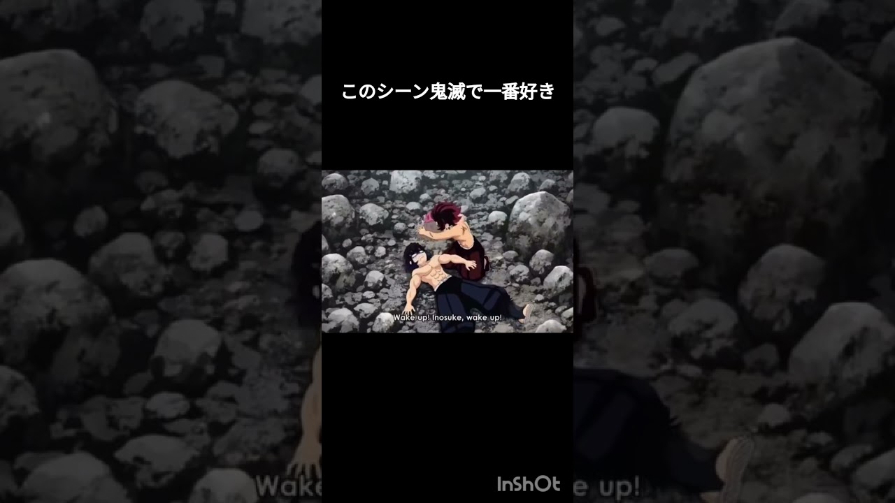 このシーン鬼滅で一番好き#柱稽古編#竈門炭治郎#嘴平伊之助# 鬼滅の刃#アニメ#shorts