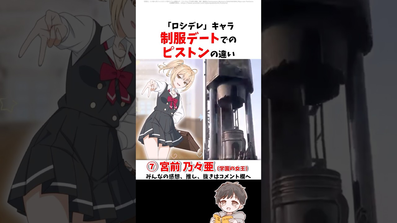 【時々ボソッとロシア語でデレる隣のアーリャさん】制服デートに対するピストンの違い #ロシデレ #アニメ #マンガ #shorts