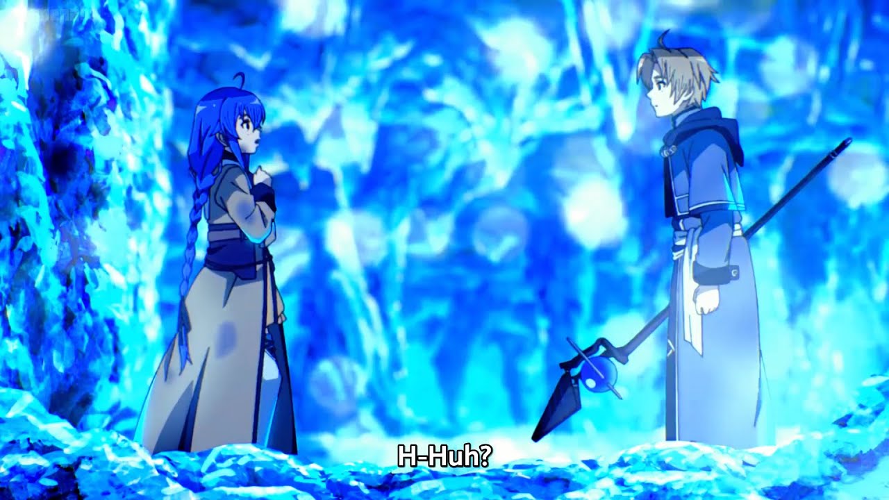 無職転生 II ～異世界行ったら本気だす～ (第2クール)►ルーデウス、パウロら黒狼牙団のメンバーはロキシーの救出に成功した。 ► Mushoku Tensei Season 2 Part 2