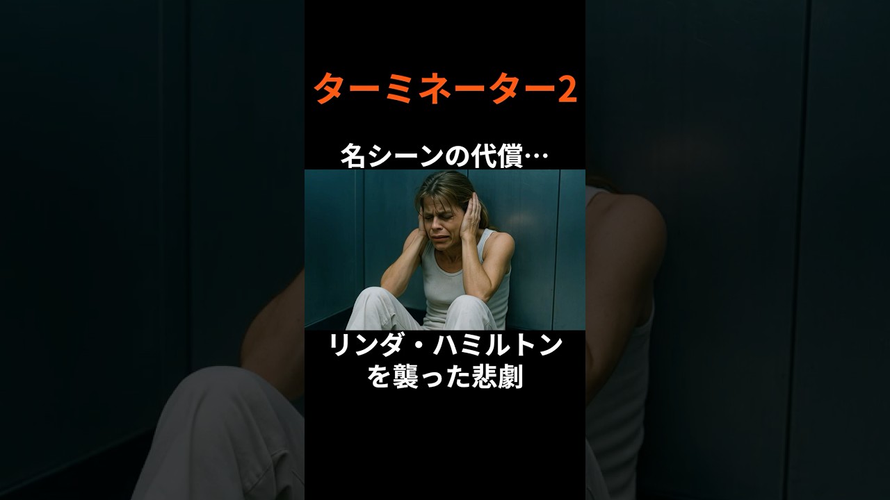 『ターミネーター2』リンダ・ハミルトン、撮影中の事故で片耳を失聴していた衝撃の真実 #film #movie #映画 #トリビア #雑学 #shorts