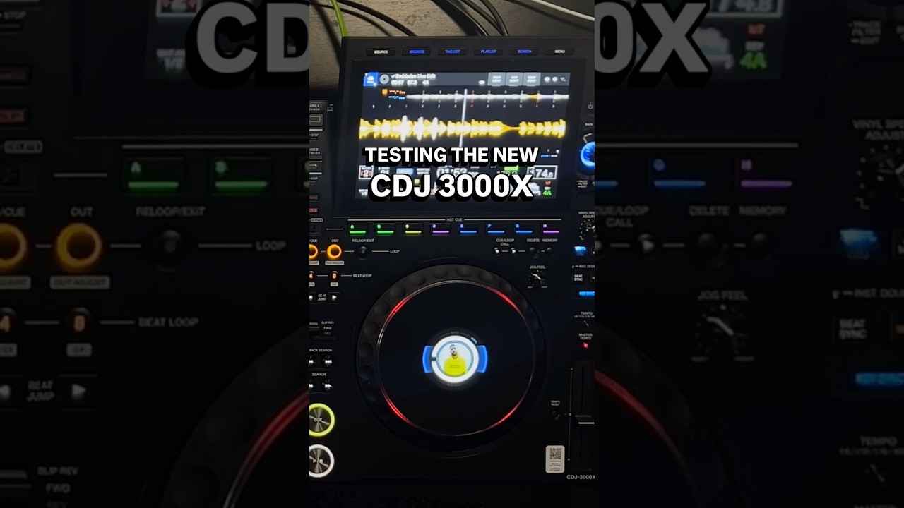testing the new AlphaTheta CDJ 3000X [Gate Cue & Rekordbox Cloud Library] #realdjing #cdj3000x