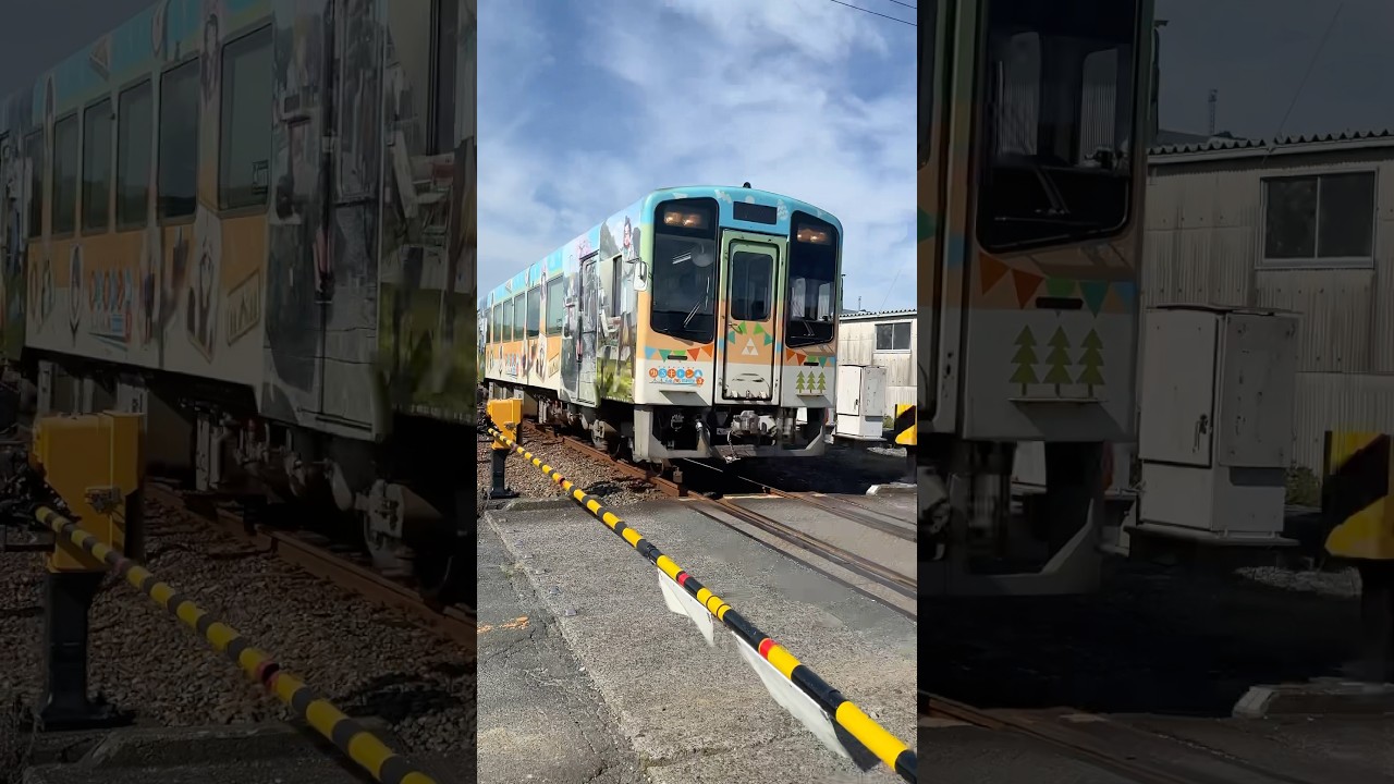 【天浜線】ゆるキャンseason3  ラッピング列車　天竜浜名湖鉄道　TH2109号車　TH2000形気動車　原谷駅〜細谷駅