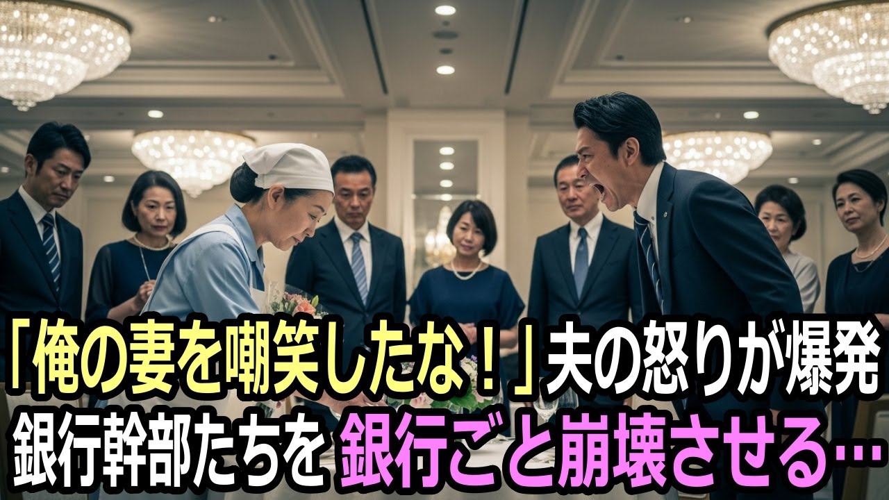 「俺の妻を嘲笑したな！」夫は怒り狂い銀行幹部たちを銀行ごと崩壊させる…
