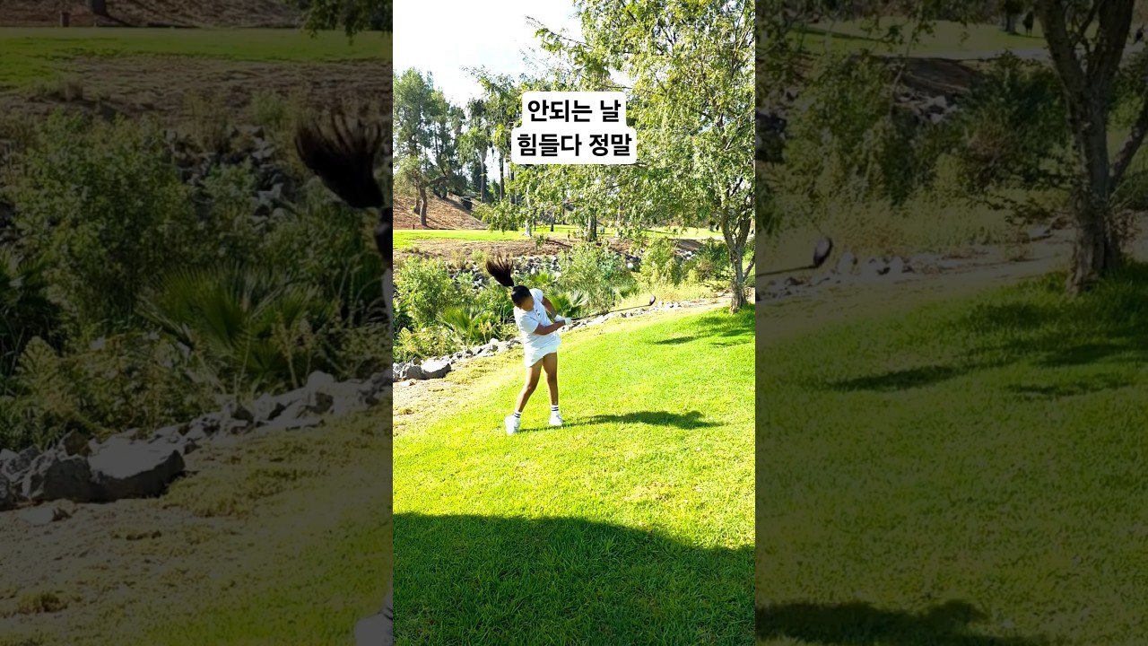 어떻게 해도 안되는 날 힘들당 초딩 골퍼 아린이 골프는 쉬운게 아냐 313일차 DAY313 9월24일  #golf #golfswing #골프 #골린이