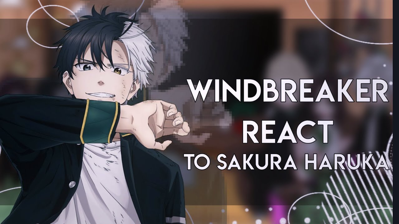Windbreaker React to Sakura Haruka // Gacha React // Windbreaker