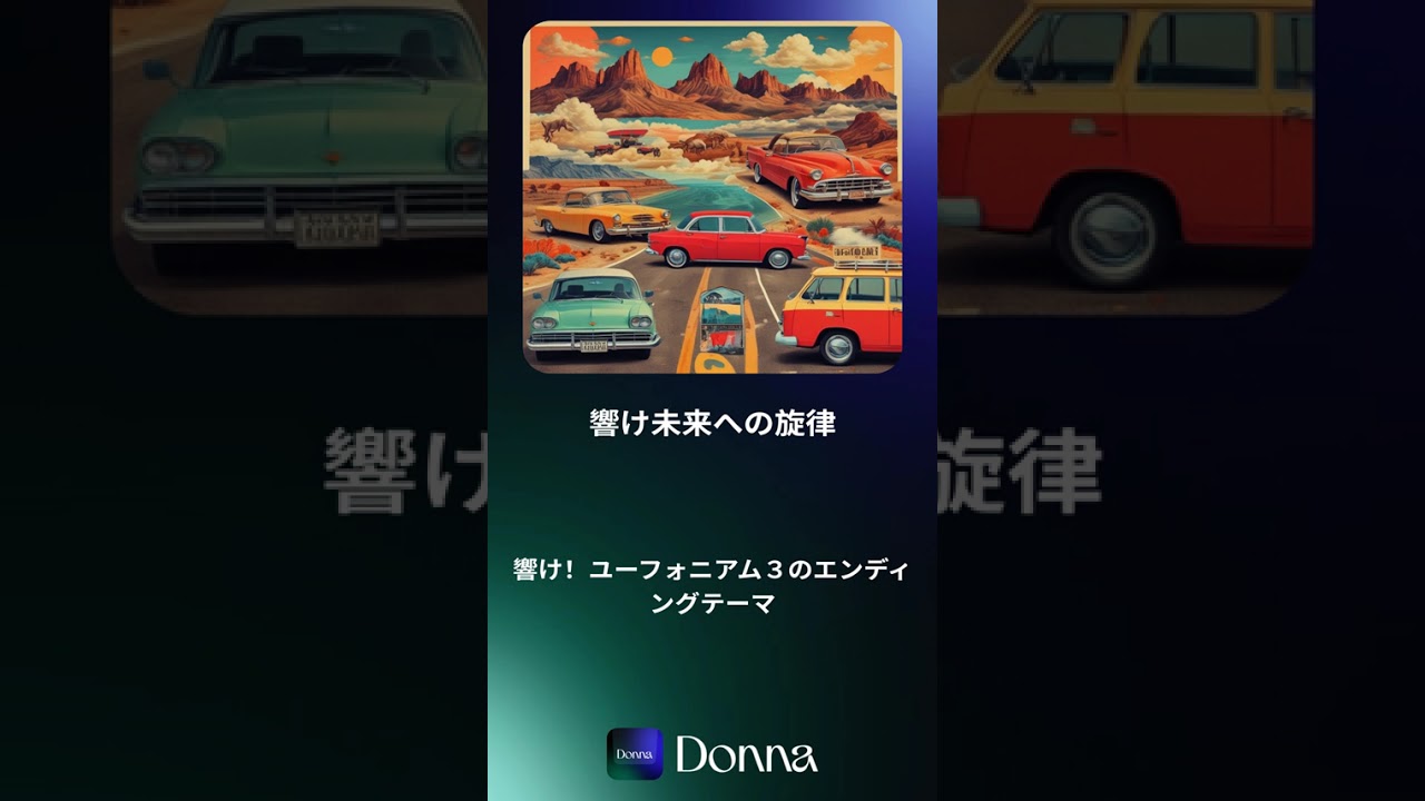 ＡＩに、アニメ「響け！ユーフォニアム３」のエンディングテーマを作らせてみた🤔🎶🎶🎶🎶！