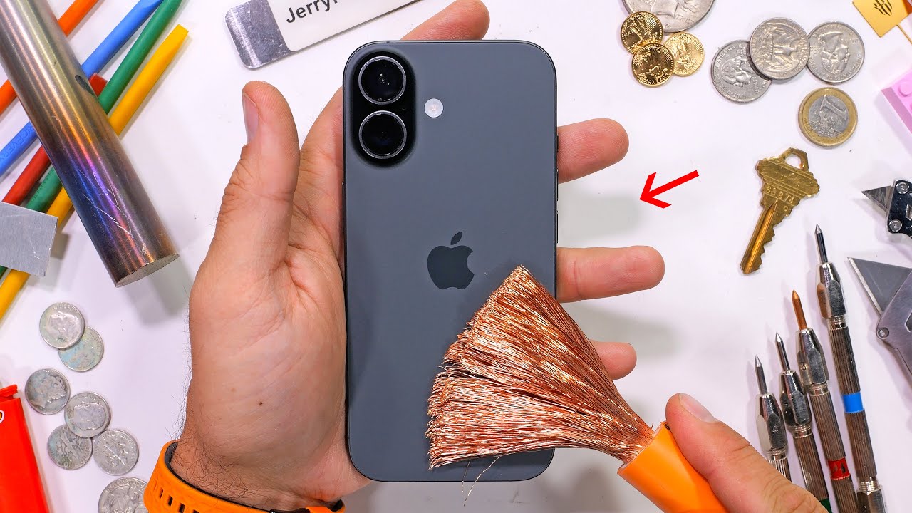 iPhone 17 Durability Test -- Not all Scratches are Equal
