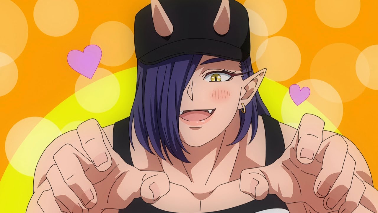 Female Muscle clip 692 - Elf-san wa Yaserarenai