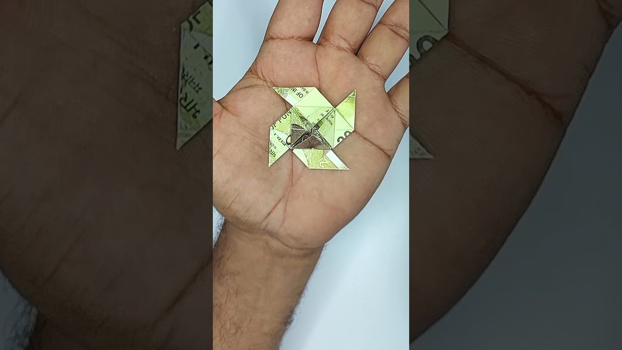 Money Oeigami Ninja Shuriken | Dollar Ninja star #shorts