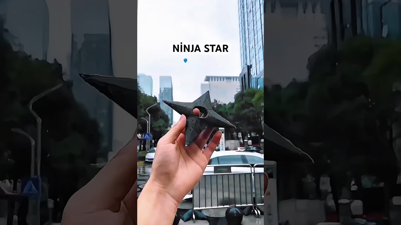 How to Make a Ninja Star Origami Shuriken | Paper Ninja Weapon Star | Easy Ninja Star