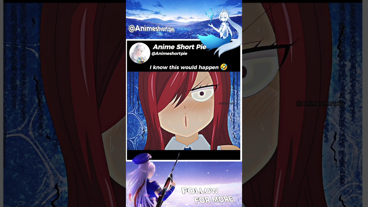 Jellal saw Erza other side 🤣🤣| Fairy Tail 100 Year Quest | #animecute #animeedit #fairytail