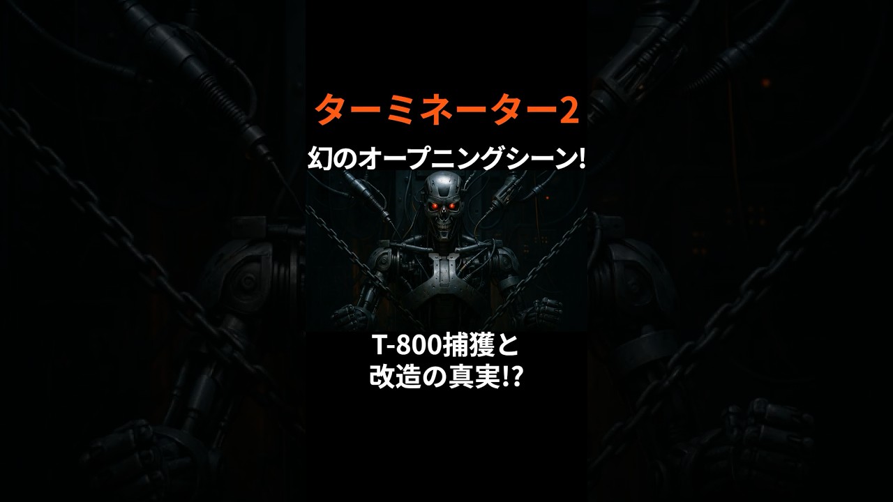 『ターミネーター2』封印されたオープニング！幻のT-800捕獲と改造シーン #film #movie #映画 #トリビア #雑学 #shorts