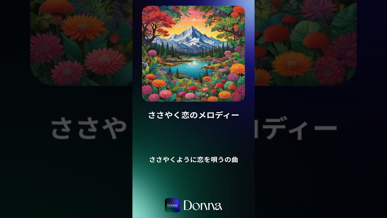ＡＩに、アニメ「ささやくように恋を唄う」の曲を作らせてみた🤔🎶🎶🎶！
