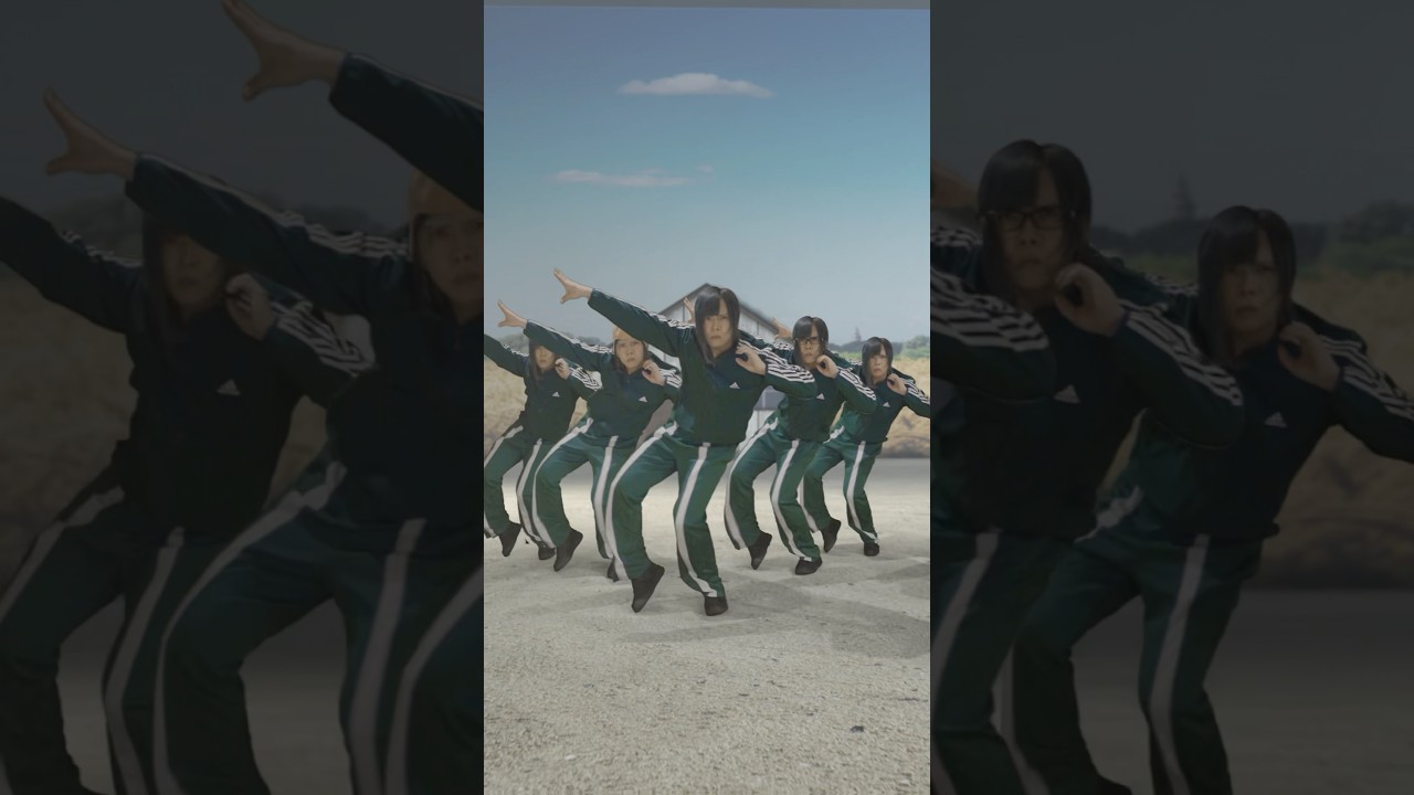 イカゲームを忍術で突破するやつ #ナルトダンス #火影忍者 #squidgame