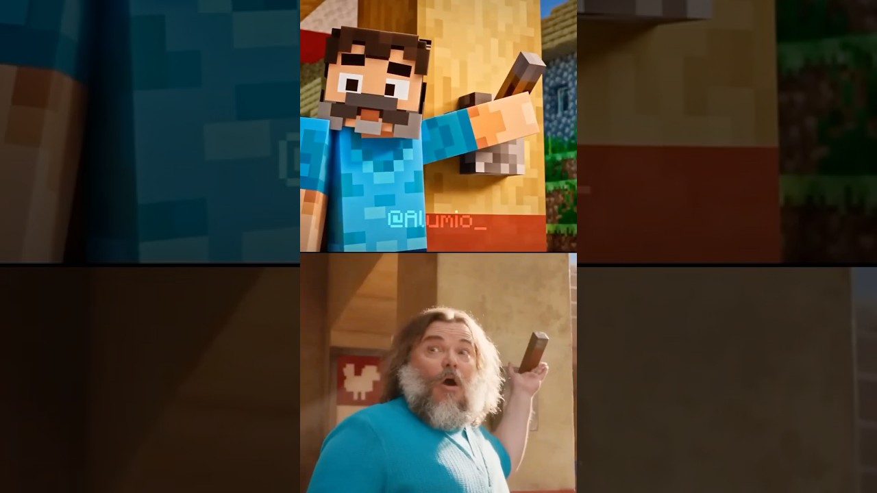 スティーブの溶岩チキンソング - 実写版 vs アニメ版（マインクラフト映画）