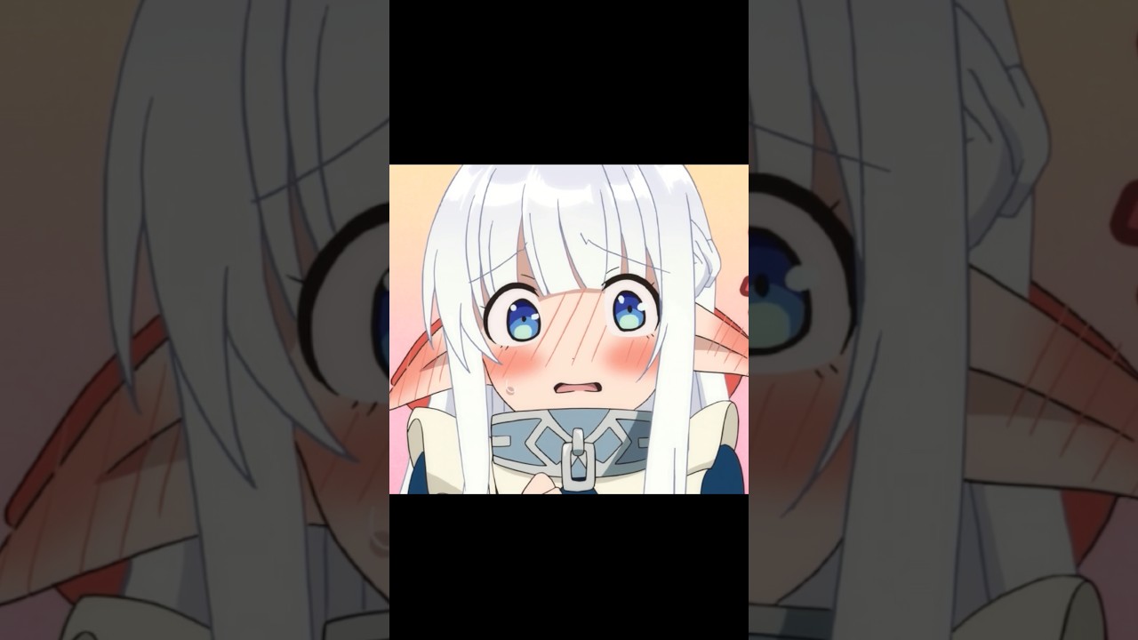 【魔王の俺が奴隷エルフを嫁にしたんだが、どう愛でればいい?】ネフィの照れた顔が可愛すぎるw #anime