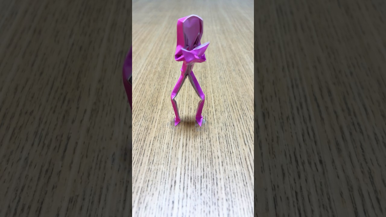 折り紙「人」ナルトダンス　#origami #ナルトダンス #中国　#中国ダンス　#成就舞蹈　#成就　#科目三  #shorts