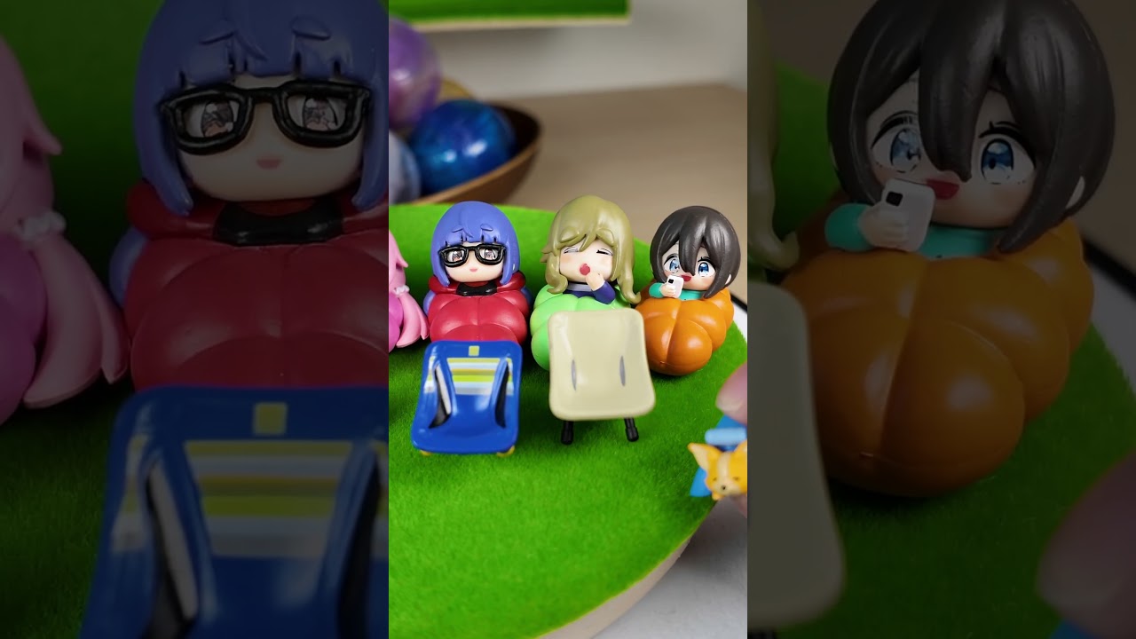 シュラフで寝る姿や付属のキャンプの道具が可愛い！ゆるキャン△season３　机deキャンプ